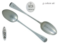 Pair Stuffing Spoons London 1897